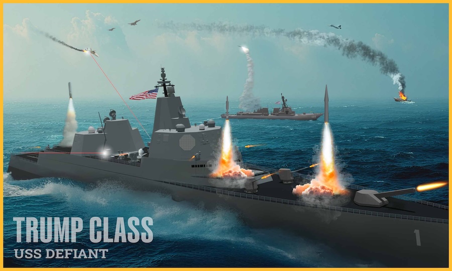 Golden Fleet: U.S. Navy provides new details on Trump-class battleship design and force structure