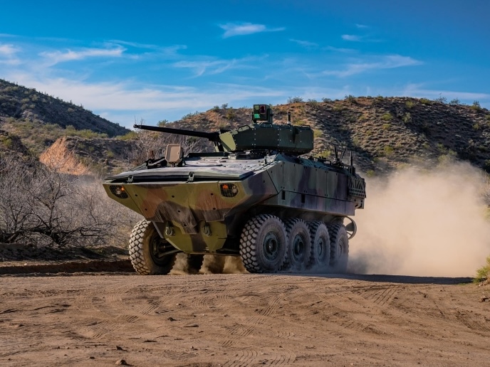 Northrop Grumman has entered full-rate production of the Mk44 Stretch Bushmaster Chain Gun for the U.S. Marine Corps’ new Amphibious Combat Vehicles. The weapon will be integrated into the Kongsberg remote turret for the Amphibious Combat Vehicle 30mm programme, known as ACV-30, to enhance Marine Corps firepower.