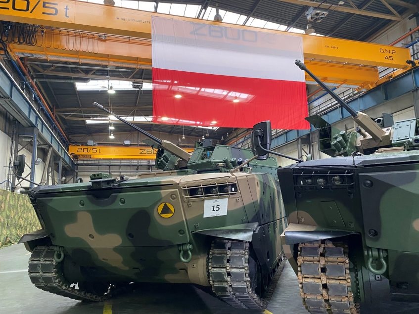 PGZ delivers first batch of Borsuk infantry fighting vehicles to the Polish Armed Forces