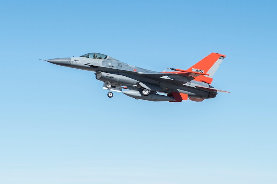U.S. Air Force receives final QF-16 full-scale aerial target aircraft after 15-year conversion