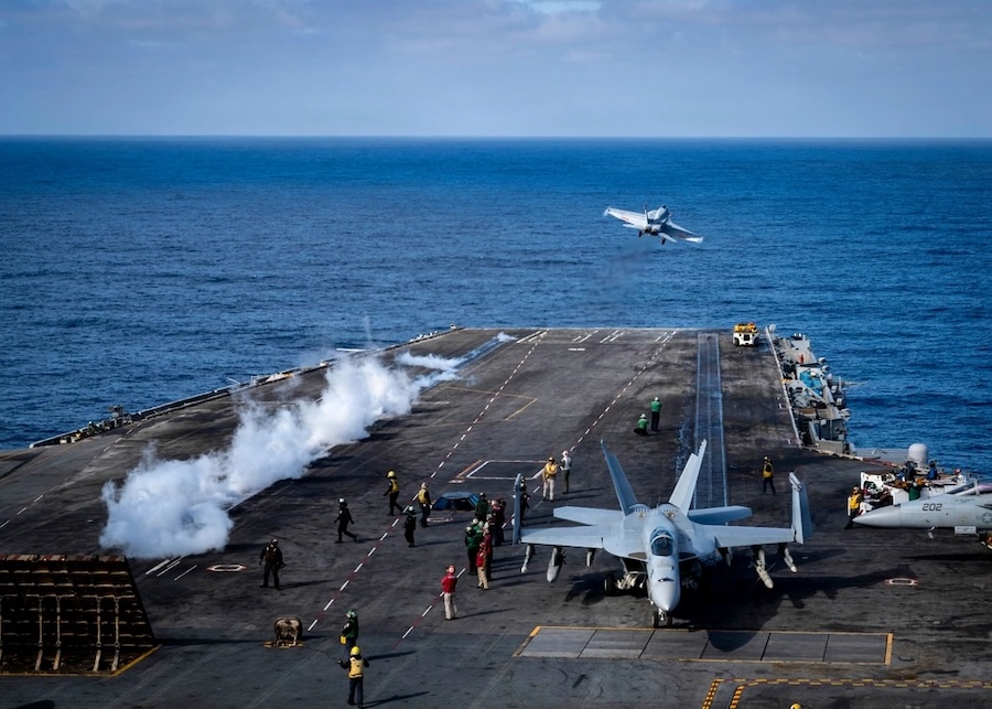 U.S. Navy: Carrier Air Wing 17 returns to San Diego after nine months of operations across three fleets