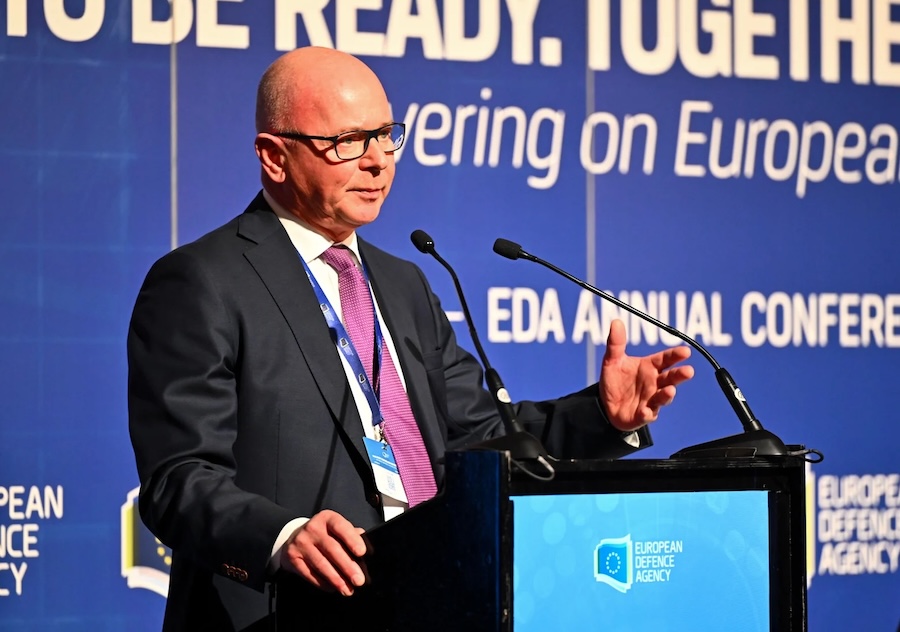 Industry leaders urge European defense focus at EDA conference amid procurement, governance, and security debates