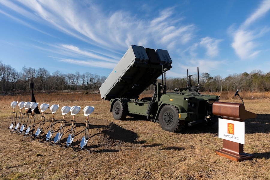 Kongsberg breaks ground on cruise missile factory in James City County, Virginia to meet rising global demand