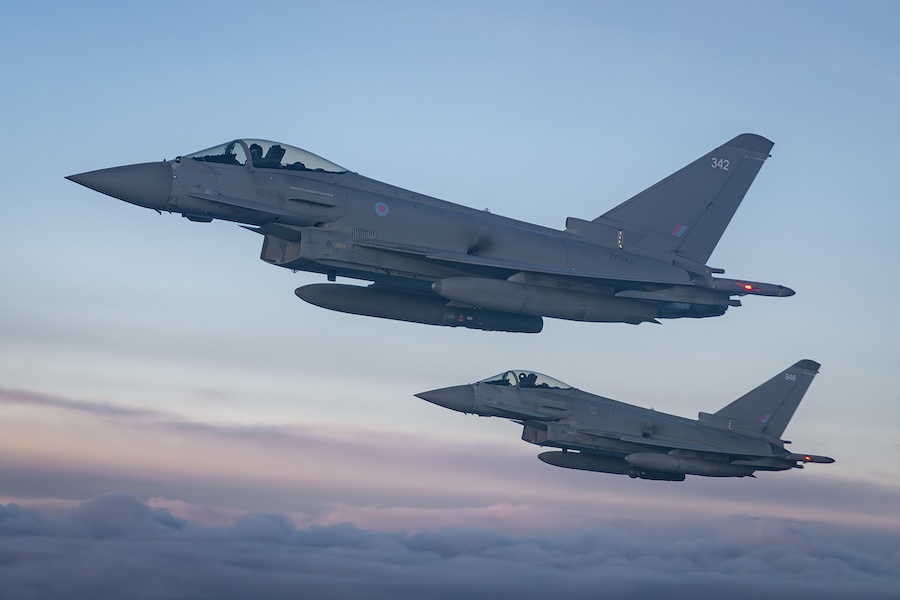 Royal Air Force deploys joint UK-Qatar Typhoon squadron to Gulf region as part of defence assurance agreement
