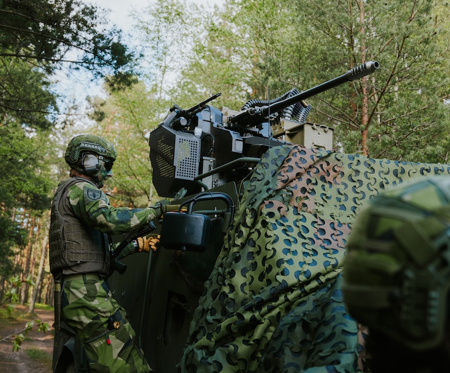 Saab receives Swedish order for Trackfire remote weapon stations for army and amphibious units