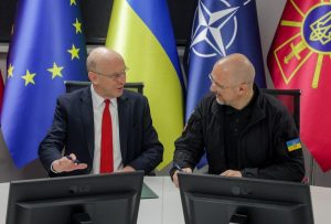 Ukraine and the United Kingdom have signed a development roadmap for their one-hundred-year defence partnership during a meeting in Kyiv. The document was signed by Ukrainian Defence Minister Denys Shmyhal and UK Defence Secretary John Healey.