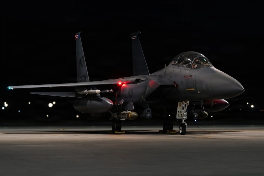 U.S. and partner forces carry out strikes on ISIS targets across Syria under Operation Hawkeye Strike