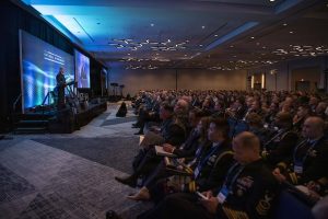 Vice Adm. Brendan McLane, commander of Naval Surface Force, U.S. Pacific Fleet, delivered his Status of the Force address at the 38th Annual Surface Navy Association National Symposium in Arlington, Virginia. Speaking to military, industry and congressional leaders, he highlighted the central role of Sailors and the Navy’s commitment to maintaining maritime dominance.