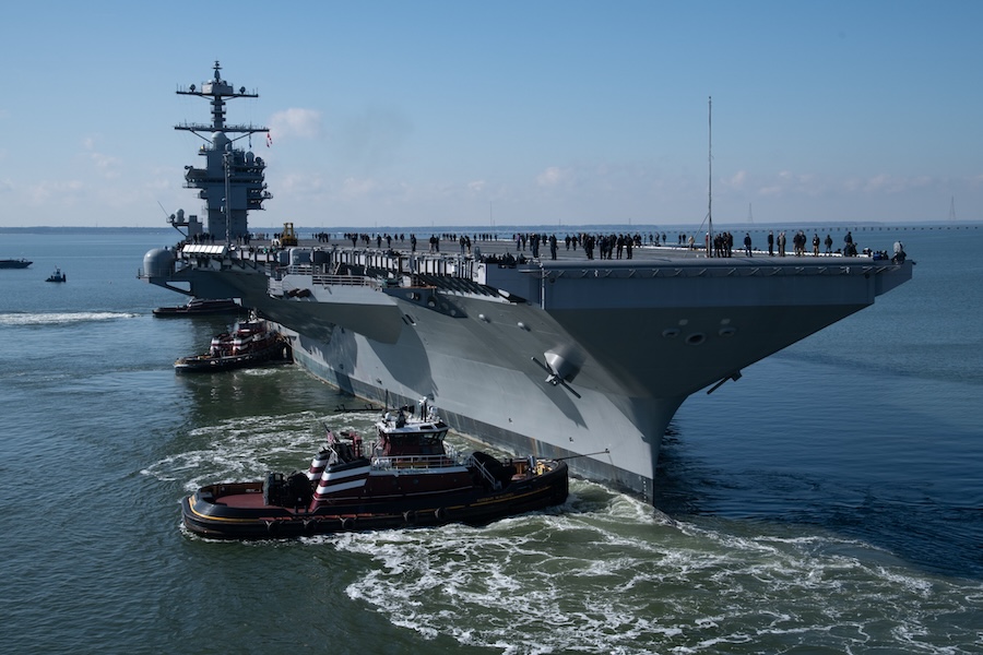 USS John F. Kennedy begins first sea trials as U.S. Navy’s second Ford-class aircraft carrier moves toward delivery
