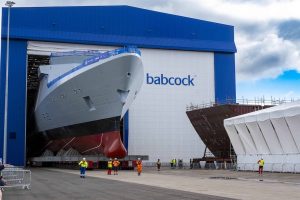 Babcock has marked two significant milestones in the delivery of the Royal Navy’s Type 31 Inspiration Class programme at its Rosyth facility in Scotland. The Steel Cut for HMS Bulldog and the rollout of HMS Active took place on the same day, highlighting progress across the five-ship programme.