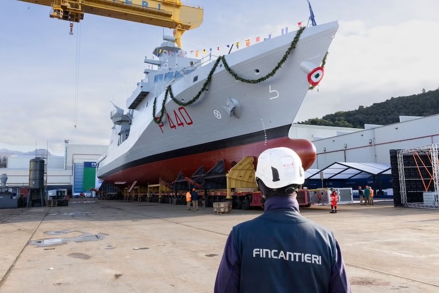 Fincantieri launches first next-generation Offshore Patrol Vessel ‘Ugolino Vivaldi’ for Italian Navy programme