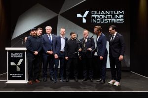 The German-Ukrainian joint venture Quantum Frontline Industries (QFI), established by Quantum Systems and Frontline Robotics, hosted Ukrainian President Volodymyr Zelenskyy and German Defence Minister Boris Pistorius at its new production facility in Munich ahead of the Munich Security Conference, where Zelenskyy received the first Ukrainian drone manufactured in Germany.
