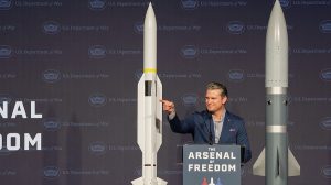 Pete Hegseth visited the Camden site of L3Harris Technologies as part of his nationwide “Arsenal of Freedom” tour, underscoring the role of American manufacturing capacity in strengthening the defense industrial base and supporting U.S. and allied warfighters. The visit focused on the company’s solid rocket motor production and its contribution to key missile programs.