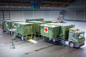 Rheinmetall subsidiary Rheinmetall Mobile Systeme has signed a contract with the Danish procurement authority for the delivery of five Role 2 field hospitals. The agreement, valued in the mid double-digit million euro range, was booked in the fourth quarter of 2025, with all systems scheduled for delivery within two years.