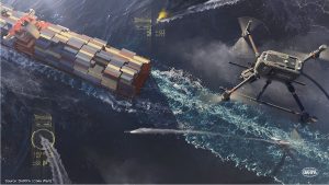 Raytheon, a business of RTX, has been selected by the Defense Advanced Research Projects Agency to develop an advanced sensing and targeting system aimed at protecting commercial shipping and naval logistics vessels. The system is designed to counter emerging threats such as unmanned surface vehicles, known as USVs.