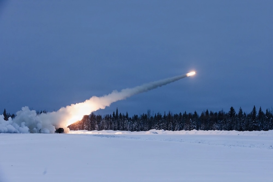 U.S. Army 17th Field Artillery Brigade conducts HIMARS live fire during JPMRC 26-02 in Alaska