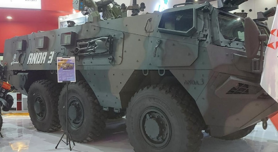 Arquus and PT Pindad present the ANOA 3 at Indo Defence 2022