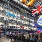 The keel for HMS Dreadnought