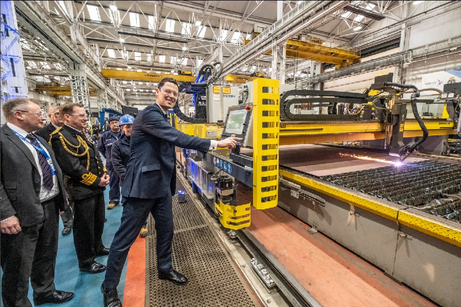 Babcock cuts steel on second Royal Navy Type 31 Inspiration Class frigate