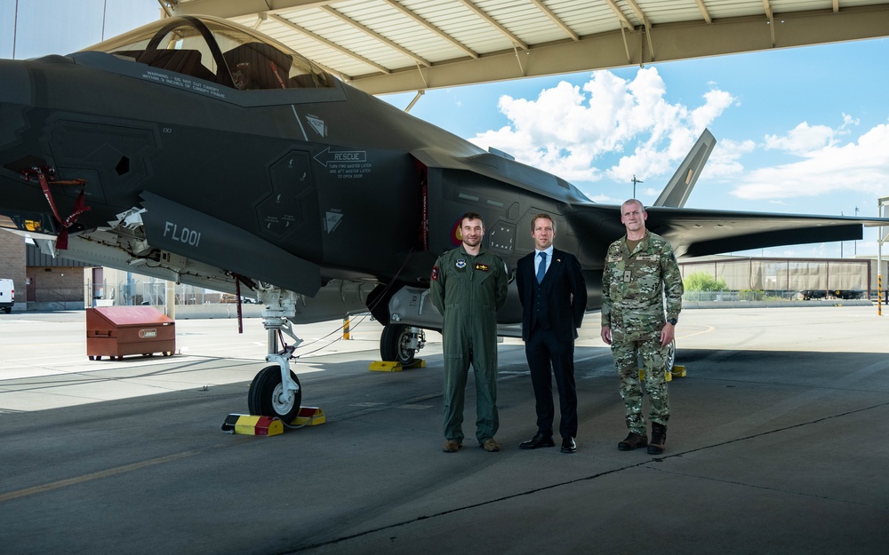 Belgian Ambassador Highlights F-35 training and operational interoperability at Luke Air Force Base