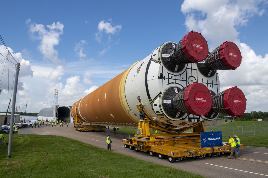 Boeing delivers second core stage of the Space Launch System (SLS) rocket to NASA