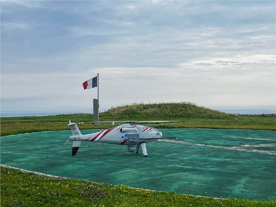 CAMCOPTER S-100 enhances EMSA’s maritime operations in North Sea and La Manche