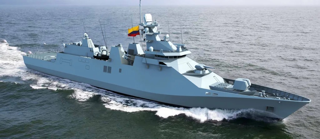 Colombia selected Damen for next generation frigate project