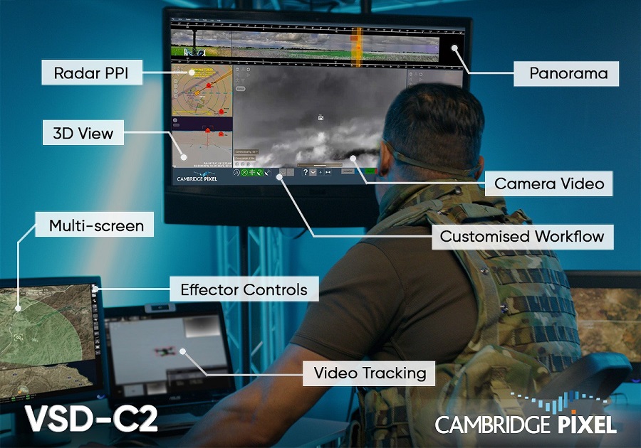 Cambridge Pixel: game-changing customisation in new C2 software for security & C-UAS