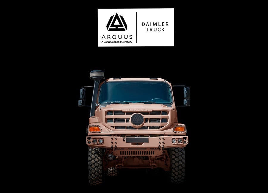Daimler Truck and Arquus present Franco-German Zetros truck for tactical military mobility in Paris