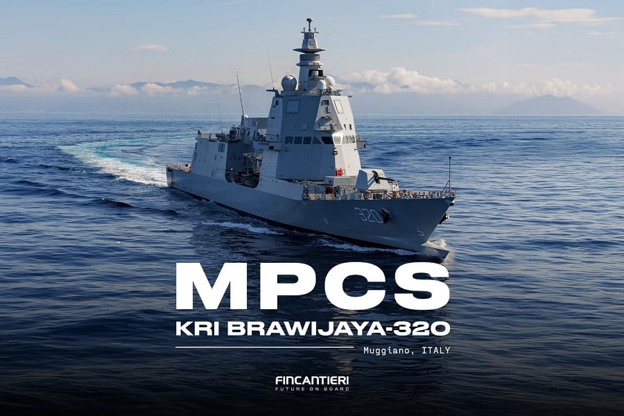 Fincantieri delivers first multi-mission combat ship “KRI BRAWIJAYA-320” to Indonesian Navy
