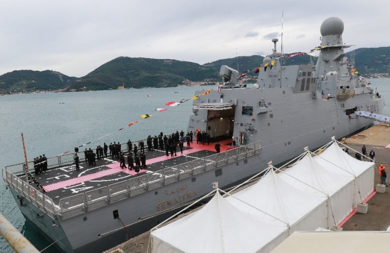 The delivery of the corvette “Semaisma”