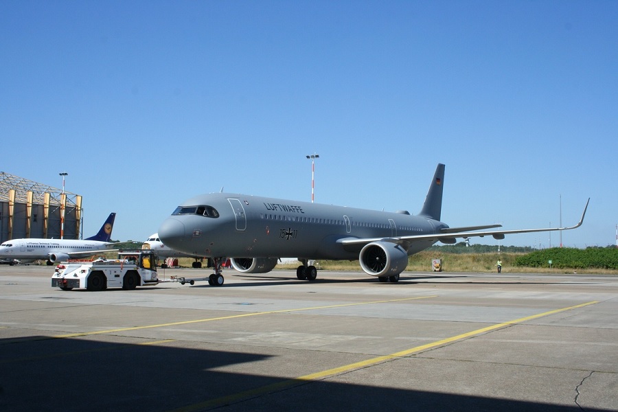 BAAINBw received A321 long range transport aircraft