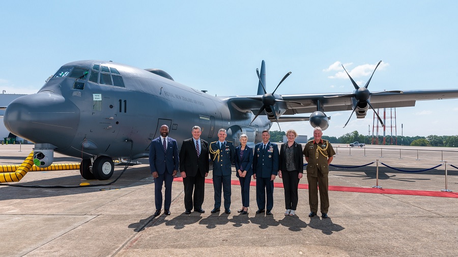 Global Super Hercules fleet grows with delivery of first C-130J to New Zealand