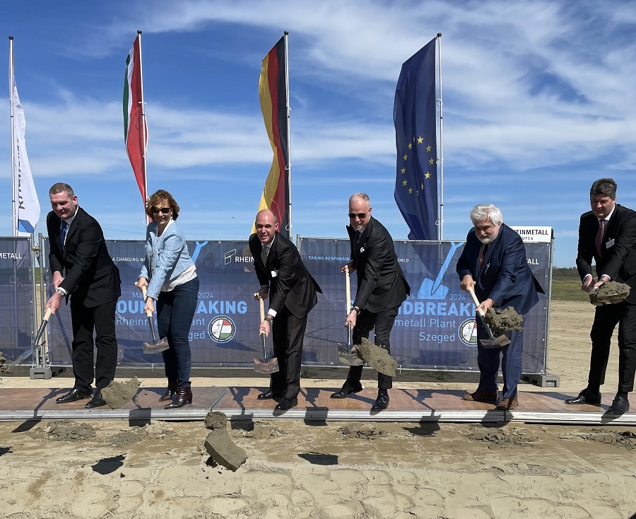Ground-breaking ceremony: Rheinmetall builds new hybrid plant in southern Hungary