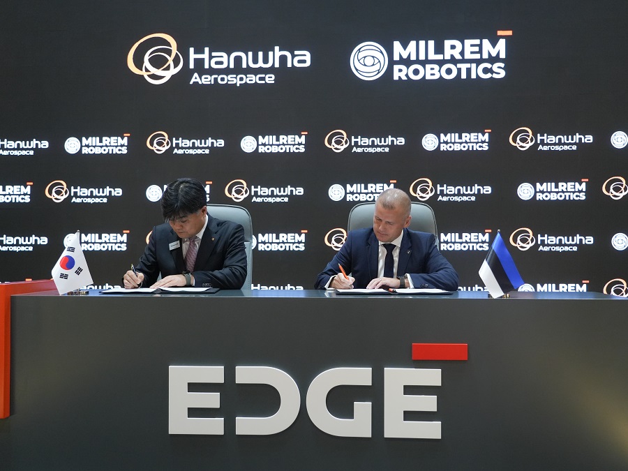 Hanwha Aerospace and Milrem Robotics partner to develop robotic combat vehicles