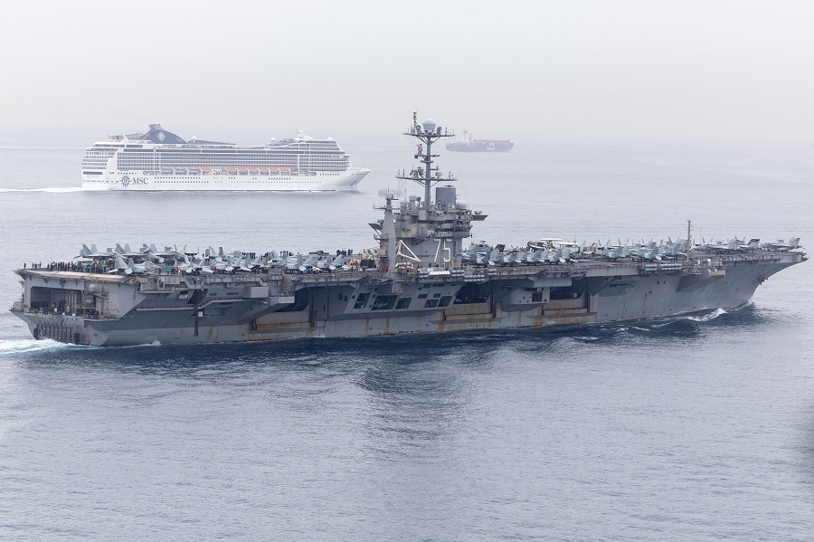 Harry S. Truman Carrier Strike Group concludes high-north operations, transits Strait of Gibraltar