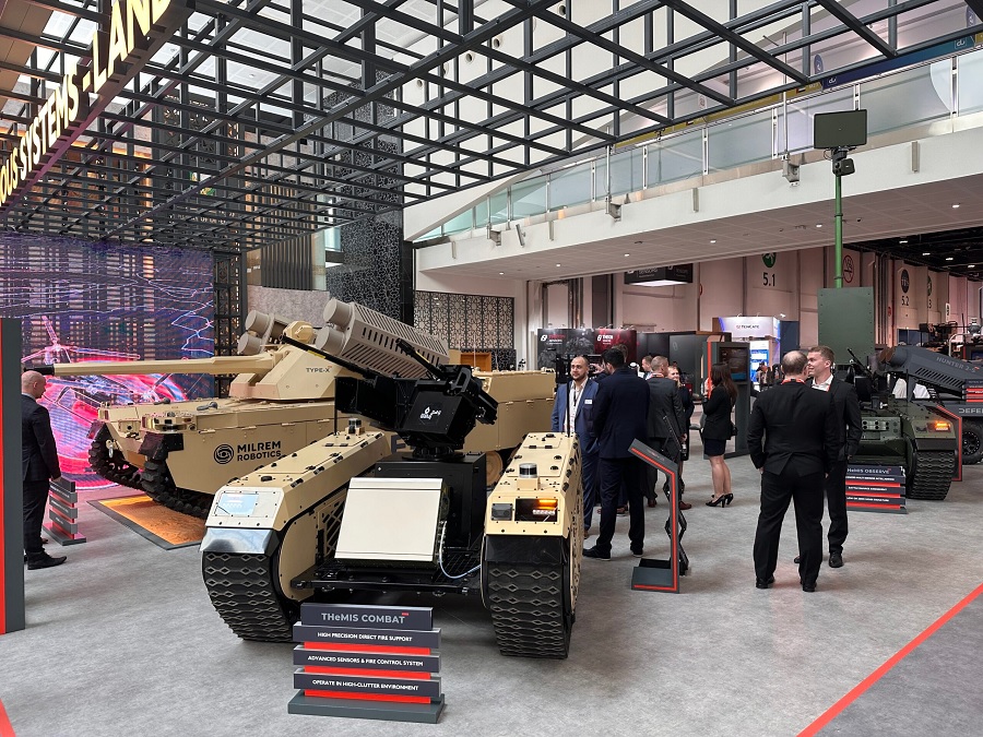 IDEX 2023: Milrem Robotics exhibits cutting-edge robotic systems