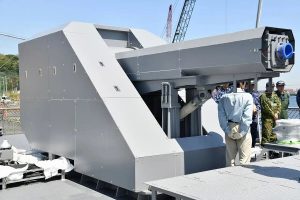 Japan officially unveils electromagnetic railgun during first naval sea trials