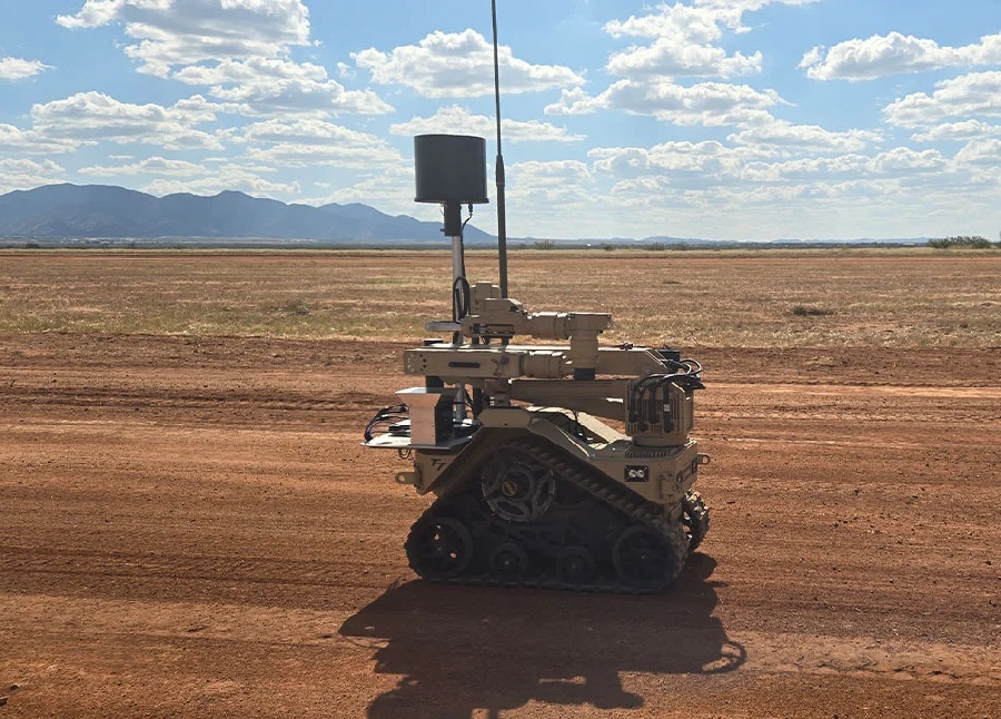 L3Harris showcases T7 robot with electronic warfare capabilities at Vanguard 2024