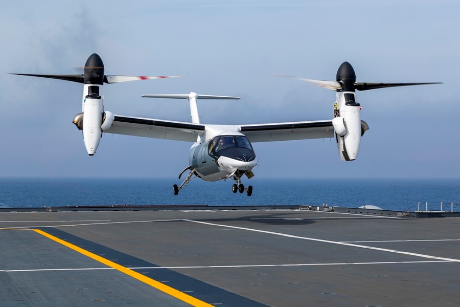 Leonardo: AW609 tiltrotor successfully completes first ship trial campaign [VIDEO]
