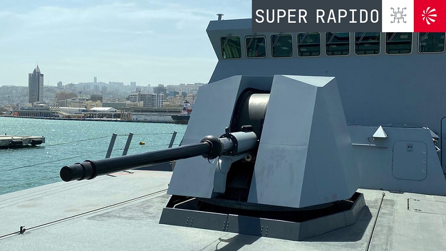 Leonardo Super Rapido acceptance ceremony on Israeli Navy Sa’ar 6