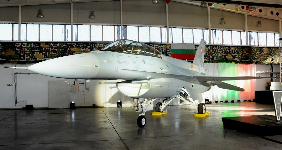 Lockheed Martin and Bulgarian Air Force mark arrival of first Bulgaria F-16 Block 70 fighter