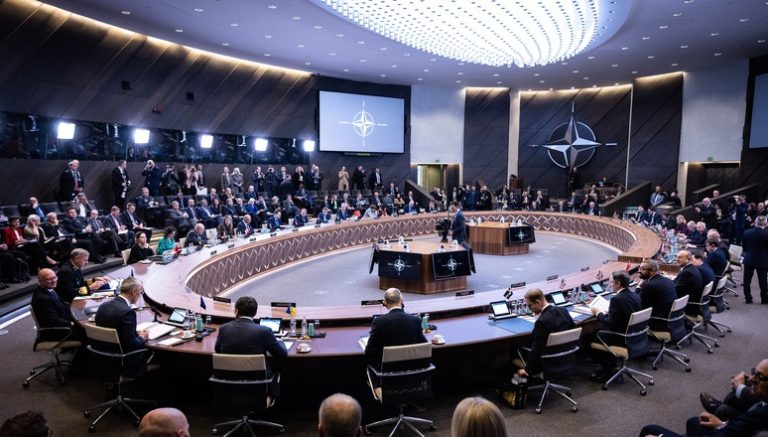 In a meeting of the NATO-Ukraine Commission on Tuesday (4 April 2023)