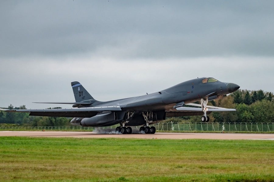 New US Bomber deployment commences showcasing commitment to collective defence