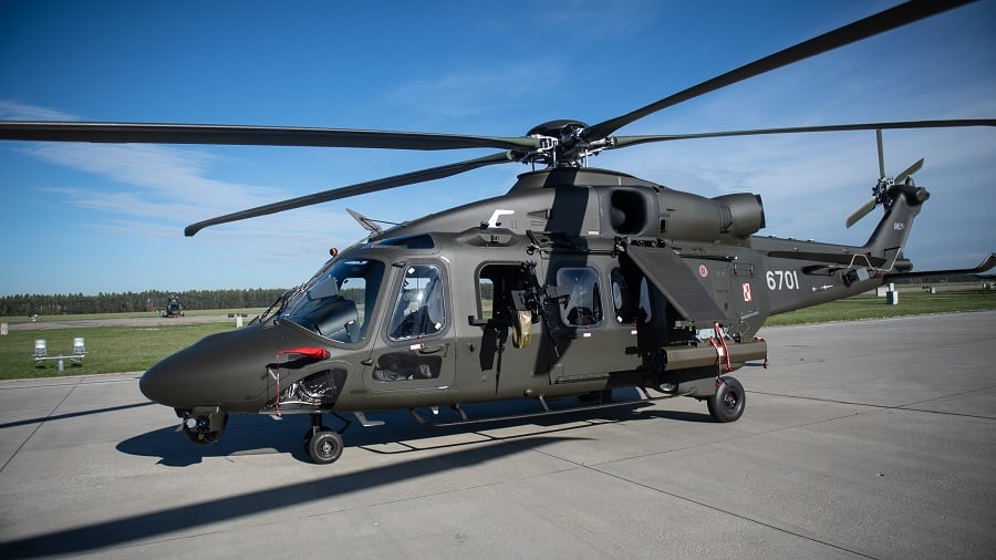 Polish Land Forces take delivery of their first AW149 helicopters