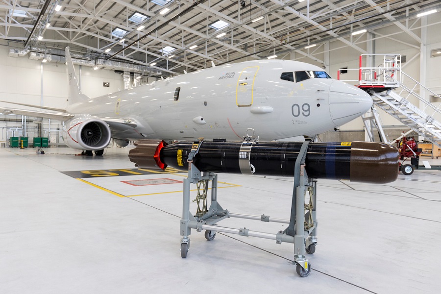 RAF chooses UK manufactured Sting Ray Torpedo for Poseidon fleet