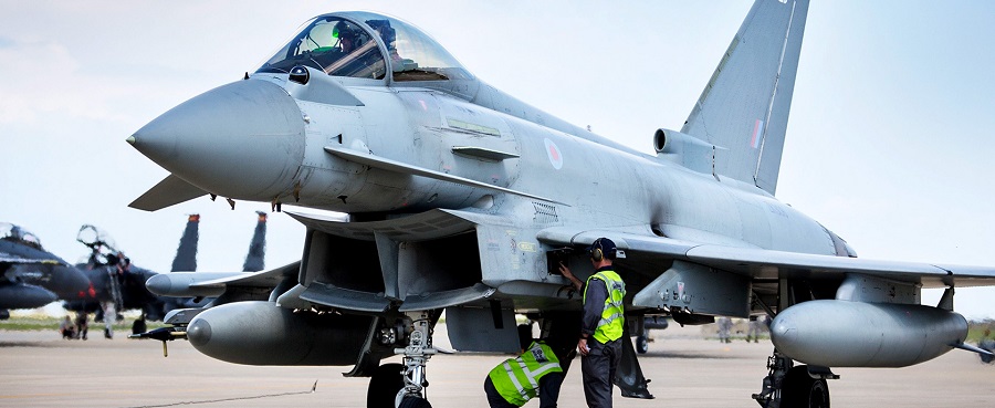 RAF conducted firing of ASRAAM missiles during drill