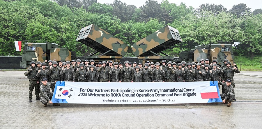 Republic of Korea Army delivers first international Chunmoo training to Polish Armed Forces