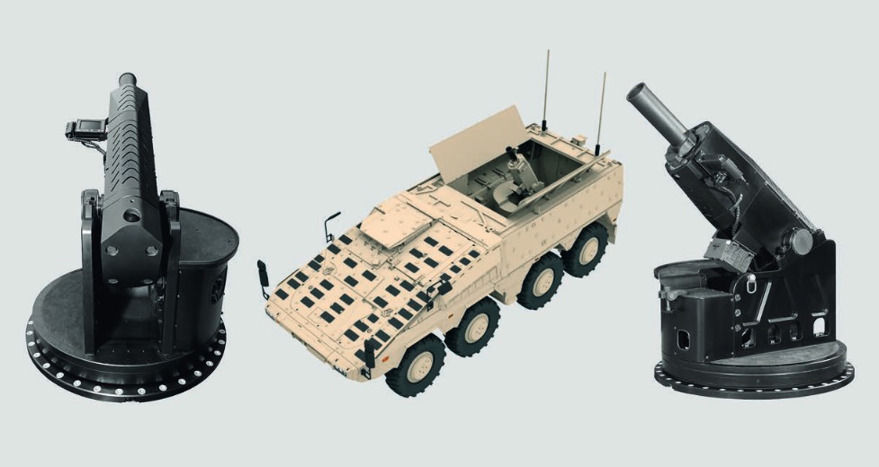 Rheinmetall highlights mortar weapon station 120mm Ragnarok