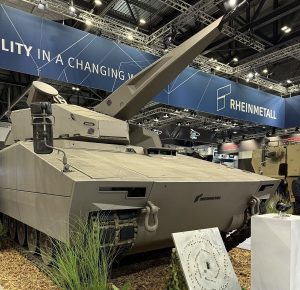 Rheinmetall introduces Lynx Skyranger 35 tracked vehicle with advanced air defence system